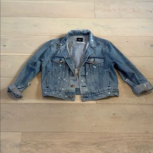 XX SOLD XX DISTRESSED JEAN JACKET